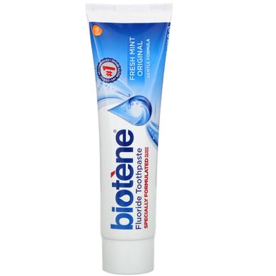 Зубная паста с фтором, «Свежая мята», Biotene Dental Products, 121,9 г купить в Киеве и Украине