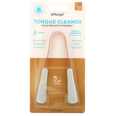 Очищувач мови, Tongue Cleaner, Dr. Tung's, 1 очищувач