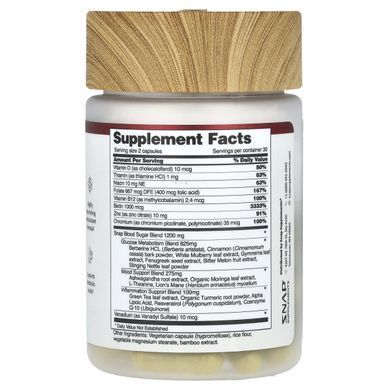 Snap Supplements, Blood Sugar, 60 Capsules купить в Киеве и Украине