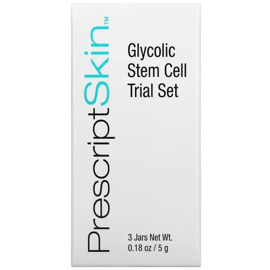 Набір пробних продуктів із гліколевою кислотою PrescriptSkin (Glycolic Trial Set) 3 баночки по 5 г