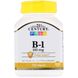 Витамин B1 тиамин 21st Century (Vitamin B1) 110 таблеток фото