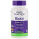 Біотин, швидке розчинення, полуничний смак, Biotin, Natrol 1000 мкг, 90 таблеток фото