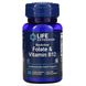 Фолиевая кислота и витамин B12 Life Extension (Folate and Vitamin B12) 400 мкг/300 мкг 90 капсул фото