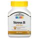 Витамины группы В и цинк от стресса Стресс B 21st Century (STRESS B with Zinc) 66 таблеток фото