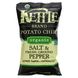 Органические картофельные чипсы, соль и свежемолотый перец, Kettle Foods, 5 унций (142 г) фото
