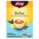 Tea Detox without Caffeine, Yogi Tea, 16 Tea Bags, 1.02 oz (29 g)