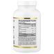 California Gold Nutrition, Органический кальций и магний плюс витамины D3 и K2, 180 таблеток фото