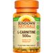 L-Карнітин, Sundown Naturals, 500 мг, 30 таблеток фото