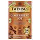 Twinings, ароматизированный черный чай, Gingerbread Joy&reg;, 20 чайных пакетиков, 40 г (1,41 унции) фото