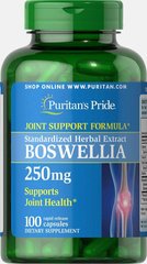 Босвелія стандартизований екстракт, Boswellia Standardized Extract, Puritan's Pride, 100 капсул