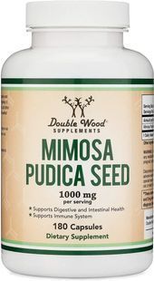 Мимоза выведение тежелых металлов, паразитов и бактерий Double Wood (Mimosa Pudica Extract) 180 капс купить в Киеве и Украине