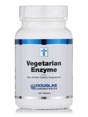 Вегетарианские ферменты Douglas Laboratories (Vegetarian Enzyme) 120 таблеток купить в Киеве и Украине