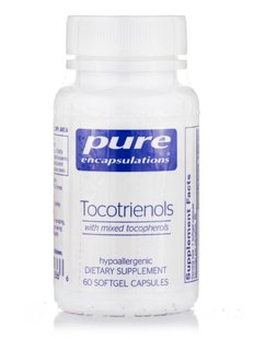 Токотриенолы с токоферолами Pure Encapsulations (Tocotrienols With Mixed Tocopherols) 60 капсул купить в Киеве и Украине