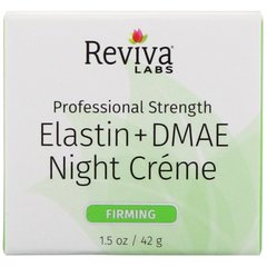 Эластин + DMAE ночной крем, Reviva Labs, 1,5 унц. (42 г) купить в Киеве и Украине