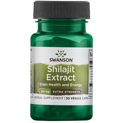 Екстракт шиладжиту Swanson (Shilajit Extract Extra Strength) 100 мг 30 капсул