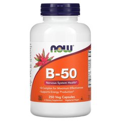 Вітамін В-50 комплекс Now Foods (B-Complex) 250 капсул