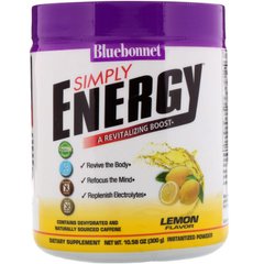 Енергетичний напій Bluebonnet Nutrition (Simply Energy) 300 г зі смаком лимона