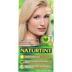 Фарба для волосся, Permanent Hair Color, Naturtint, 10N світло-русявий, 150 мл