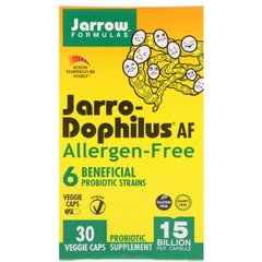 Пробиотики дофилус без аллергенов Jarrow Formulas (Jarro-Dophilus AF) 15 млрд. 30 капсул купить в Киеве и Украине