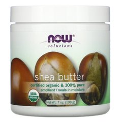 Масло ши органическое Now Foods (Shea Butter Solutions) 207 мл купить в Киеве и Украине