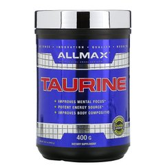 100% чистый таурин + максимальная сила + усвоение, ALLMAX Nutrition, 3000 мг, 14,1 унции (400 г) купить в Киеве и Украине
