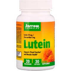 Лютеїн Jarrow Formulas (Lutein) 20 мг 30 капсул