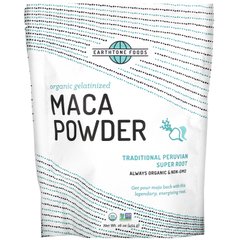 Органічний желатинізований порошок маку, Organic Gelatinized Maca Powder, Earthtone Foods, 454 г