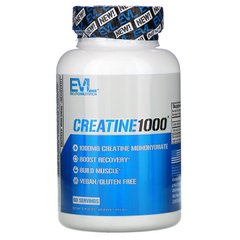 Креатин 1000, Creatine 1000, EVLution Nutrition, 1000 мг, 120 вегетаріанських капсул
