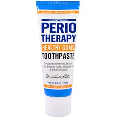 PerioTherapy, догляд за яснами, зубна паста, натуральний м'ятний смак, TheraBreath, 3,5 унції (100 г)
