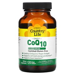 Коэнзим CoQ10 Country Life ( CoQ10) 100 мг 120 капсул купить в Киеве и Украине