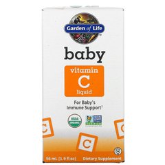 Вітамін C для дітей рідкий Garden of Life (Baby Vitamin C Liquid) 56 мл