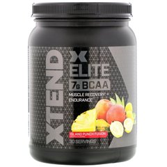BCAA, Xtend Elite, 7G BCAA, Island Punch Fusion, Scivation, 540 г