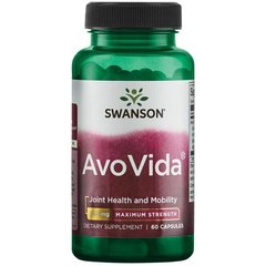 АвоВіда - максимальна сила, AvoVida - Maximum Strength, Swanson, 300 мг 60 капсул