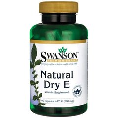 Вітамін E Swanson (Natural Dry Vitamin E) 400 МО 100 капсул