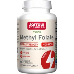Метилфолат Jarrow Formulas (Methyl Folate) 400 мкг 60 вегетарианских капсул купить в Киеве и Украине
