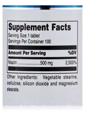 Niacin Douglas Laboratories (Niatab) 100 tablets