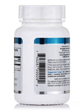 Іприфлавон Douglas Laboratories (Ipriflavone) 60 капсул