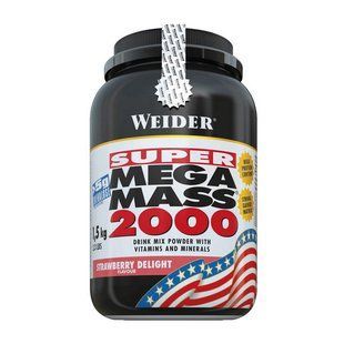 Weider, Mega Mass 2000, 1,5 kg, delicious banana