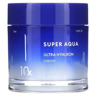 Missha, Super Aqua, крем із гіалуроновою кислотою, 70&nbsp;мл (2,36 рідк.&nbsp;унції)