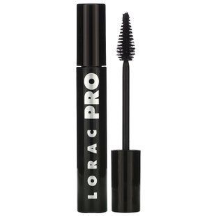 Mascara for eyelashes, black, Lorac, 15.12 g (0.53 oz)