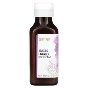 Соль для душа, расслабляющая лаванда, Aura Cacia, 454 г купить в Киеве и Украине