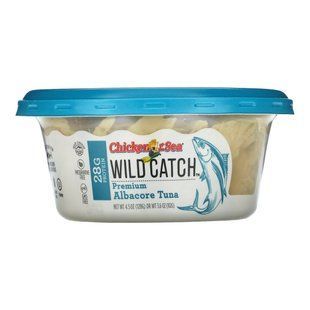 Chicken of the Sea, Wild Catch, длинноперый тунец премиального качества, 128 г (4,5 унции) купить в Киеве и Украине