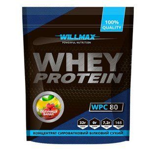 Whey Protein 80 Willmax 920 g полуниця-банан купить в Киеве и Украине