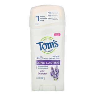 Стойкий дезодорант, без алюминия, с дикой лавандой, Tom's of Maine, 2,25 унции (64 г) купить в Киеве и Украине