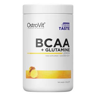 БЦАА и Глютамин вкус лимона OstroVit (BCAA + Глютамин) 500 г купить в Киеве и Украине