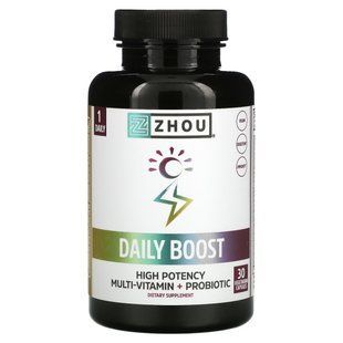 Zhou Nutrition, Daily Boost, 30 vegetarian capsules