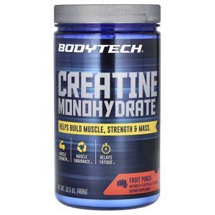 BodyTech, Creatine Monohydrate, Fruit Punch, 16.5 oz (468 g) купить в Киеве и Украине