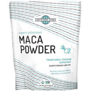 Organic Gelatinized Maca Powder, Earthtone Foods, 454 g