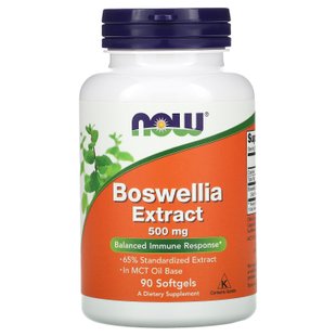 Экстракт босвеллии Now Foods (Boswellia Extract) 500 мг 90 капсул купить в Киеве и Украине