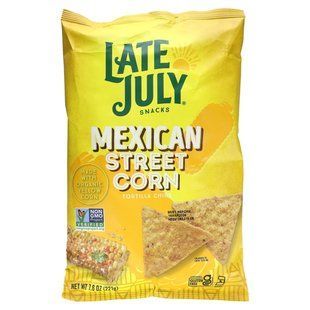 Late July, Tortilla Chips, Mexican Street Corn, 7.8 oz (221 g) купить в Киеве и Украине